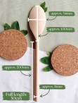 Plain Natural Wooden Spoon 20cm/30cm/35cm