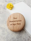 Personalised Wooden Pebbles - Medium