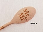 LGBT Wedding Anniversary Design - Personalised Wooden Spoon