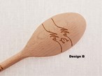 LGBT Wedding Anniversary Design - Personalised Wooden Spoon