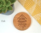 Home Sweet Home Engraved Wooden Coaster