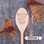Our First Home Design - Personalised Wooden Spoon