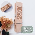 Personalised Wall Mounted To-do List Peg