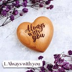 3D Wooden Heart “Pocket Hug” – Engraved Keepsake Gift