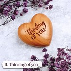 3D Wooden Heart “Pocket Hug” – Engraved Keepsake Gift