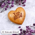 3D Wooden Heart “Pocket Hug” – Engraved Keepsake Gift