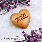 3D Wooden Heart “Pocket Hug” – Engraved Keepsake Gift