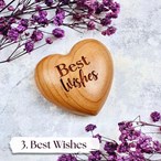 3D Wooden Heart “Pocket Hug” – Engraved Keepsake Gift