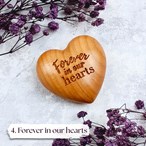 3D Wooden Heart “Pocket Hug” – Engraved Keepsake Gift