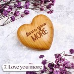 3D Wooden Heart “Pocket Hug” – Engraved Keepsake Gift