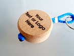 Personalised Wooden Cork Flat Key Rings