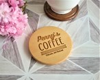Drinks Order Design Personalised Wooden Coaster