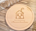 Personalised New Home Wooden Cheese / Chopping Board