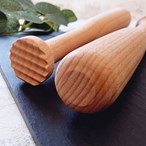 Plain Natural Wooden Cocktail Muddler 8" length