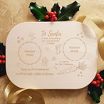 Personalised Christmas Eve Plate - 2024 Design