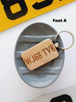 Car Number/ Reg Plate Keyring