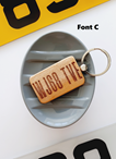 Car Number/ Reg Plate Keyring