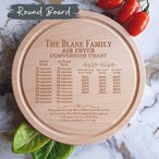 Personalised Air Fryer Conversion Chart Board