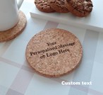 Cork Coaster - Round - Personalised
