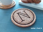 Cork Coaster - Round - Personalised