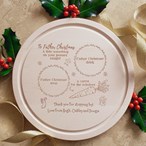 Personalised Christmas Eve Plate - 2024 Design