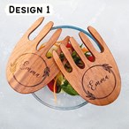 Tuscany Personalised Wooden Salad Hands