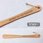 Personalised Wooden Shoehorn 37cm / 14.5 inches