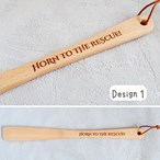 Personalised Wooden Shoehorn 37cm / 14.5 inches