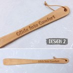 Personalised Wooden Shoehorn 37cm / 14.5 inches