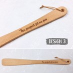 Personalised Wooden Shoehorn 37cm / 14.5 inches