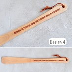 Personalised Wooden Shoehorn 37cm / 14.5 inches