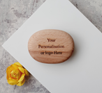 Personalised Wooden Pebbles - Small