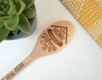 Home Sweet Home Design - Personalised Wooden Spoon
