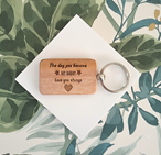 Personalised Calendar Keyrings