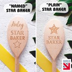 Star Baker Personalised Wooden Spoon – Engraved Gift for Bakers