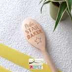 Star Baker Personalised Wooden Spoon – Engraved Gift for Bakers