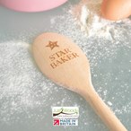 Star Baker Personalised Wooden Spoon – Engraved Gift for Bakers