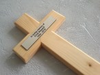 Personalised Wooden Cross 22cm