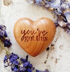 3D Wooden Heart - Pocket Hug Designs