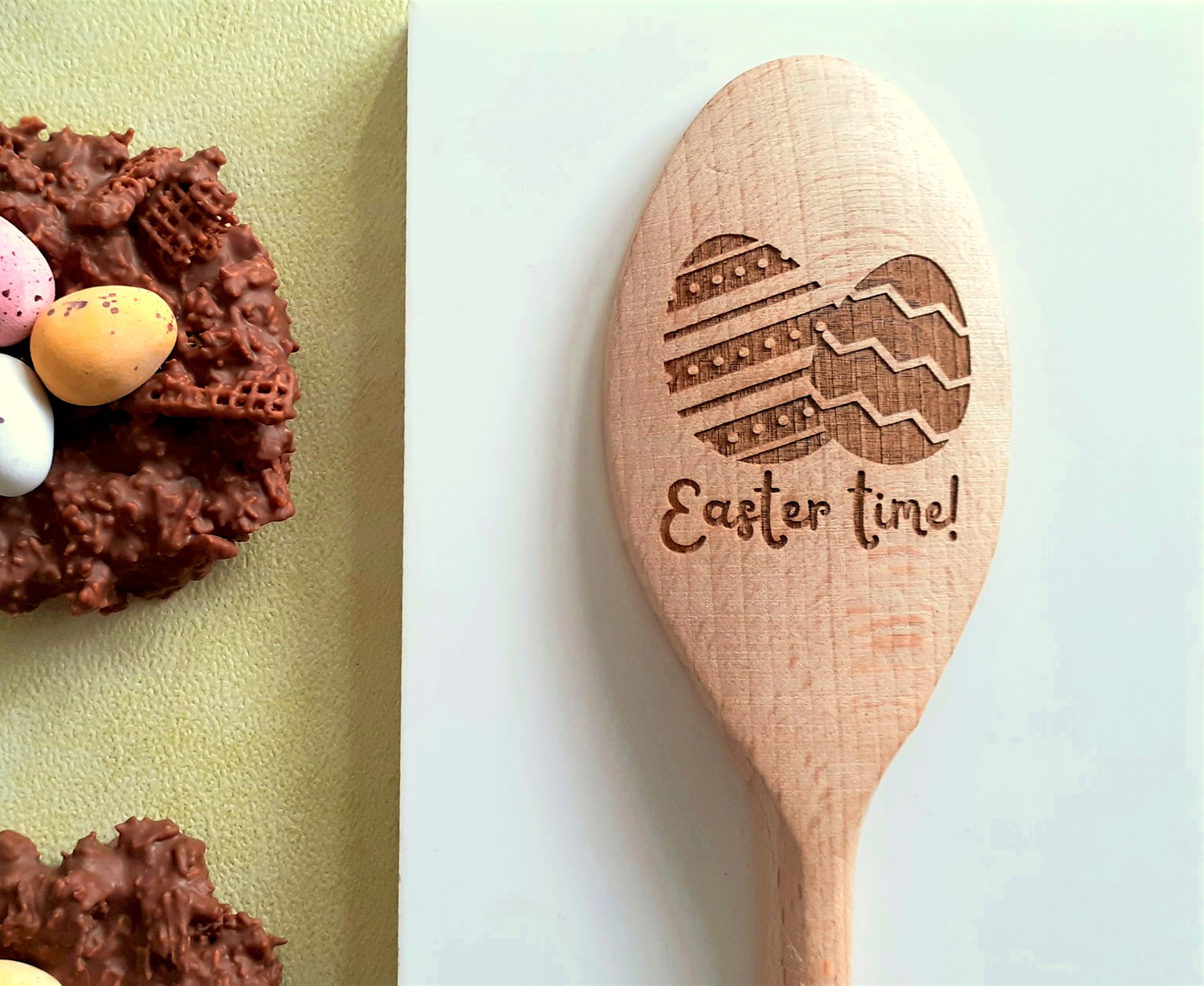 Easter Design Personalised Wooden Spoon
