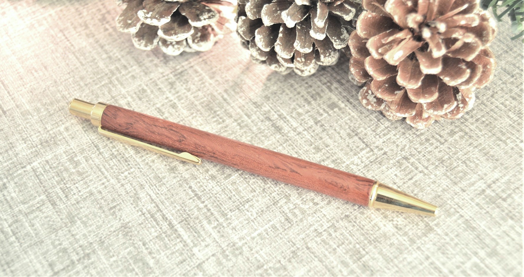 Rosewood Pens, Ballpoint, Biro Click pen, Pencil, Letter opener wood