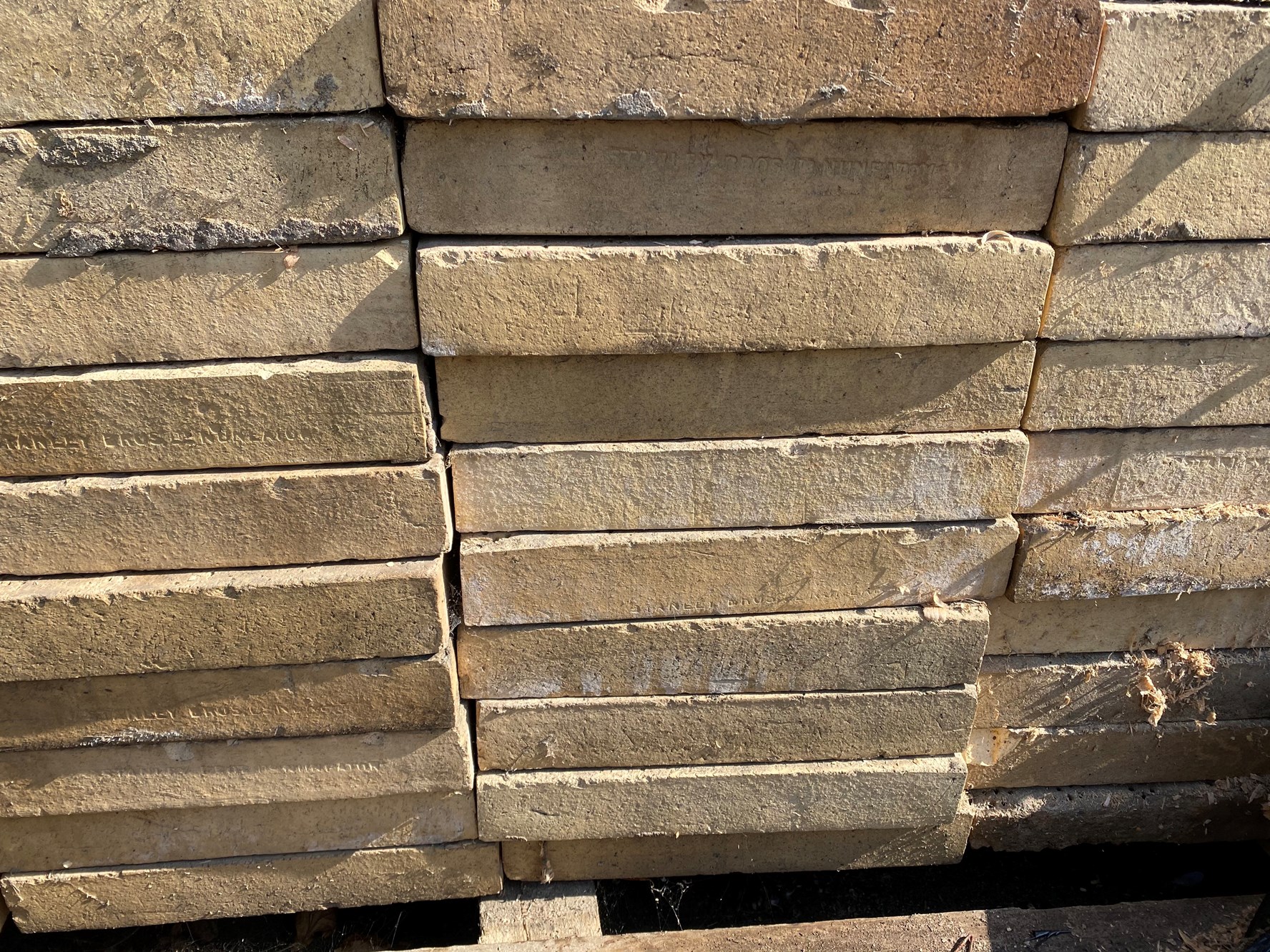 Reclaimed Clay Malting Kiln Tiles / Bricks 30cm square
