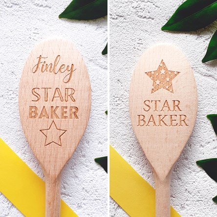 Star Baker Design - Personalised Wooden Spoon