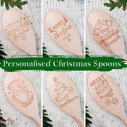 Christmas Spoons - Personalised Engraved Spoons