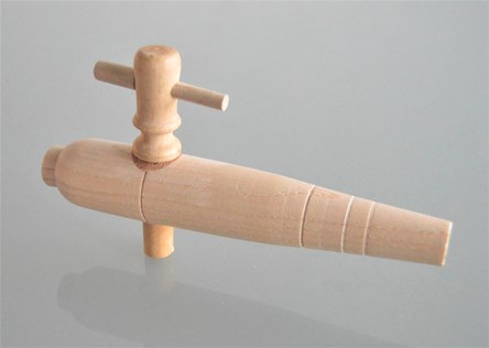Wooden Tap Tapered 6 inch in length (152mm) Open