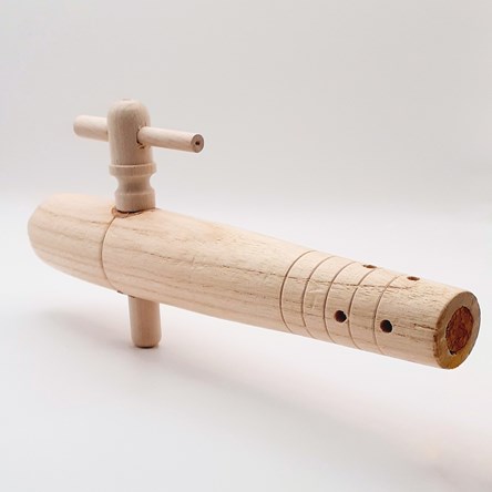 Wooden Tap Perforated Tapered 8 inch (200mm)