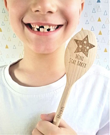 Mini Star Baker - Children`s Wooden Spoon 20cm