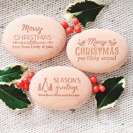 Personalised Christmas Pebble