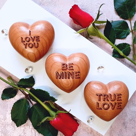 Valentine's Day Personalised Wooden Heart