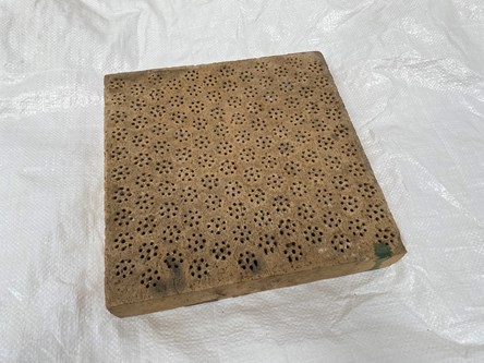 Reclaimed Clay Malting Kiln Tiles / Bricks 30cm square